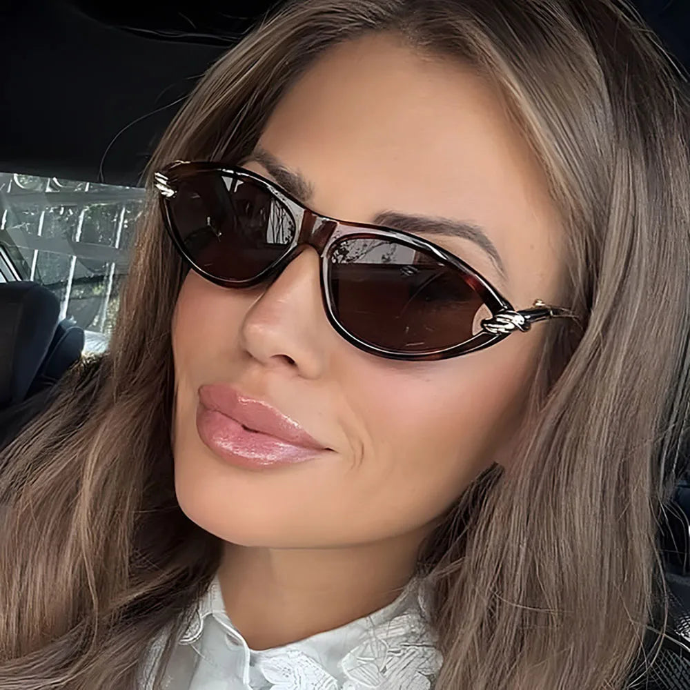 Vintage Cat Eye Sunglasses With UV400 Protection