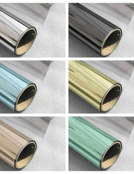 Wide 70/80/90 Cm Mirror Sunscreen Window Tint, Sun Blocking Heat Blocking, Silver Vinyl Roll Stickers, Solar Window Films