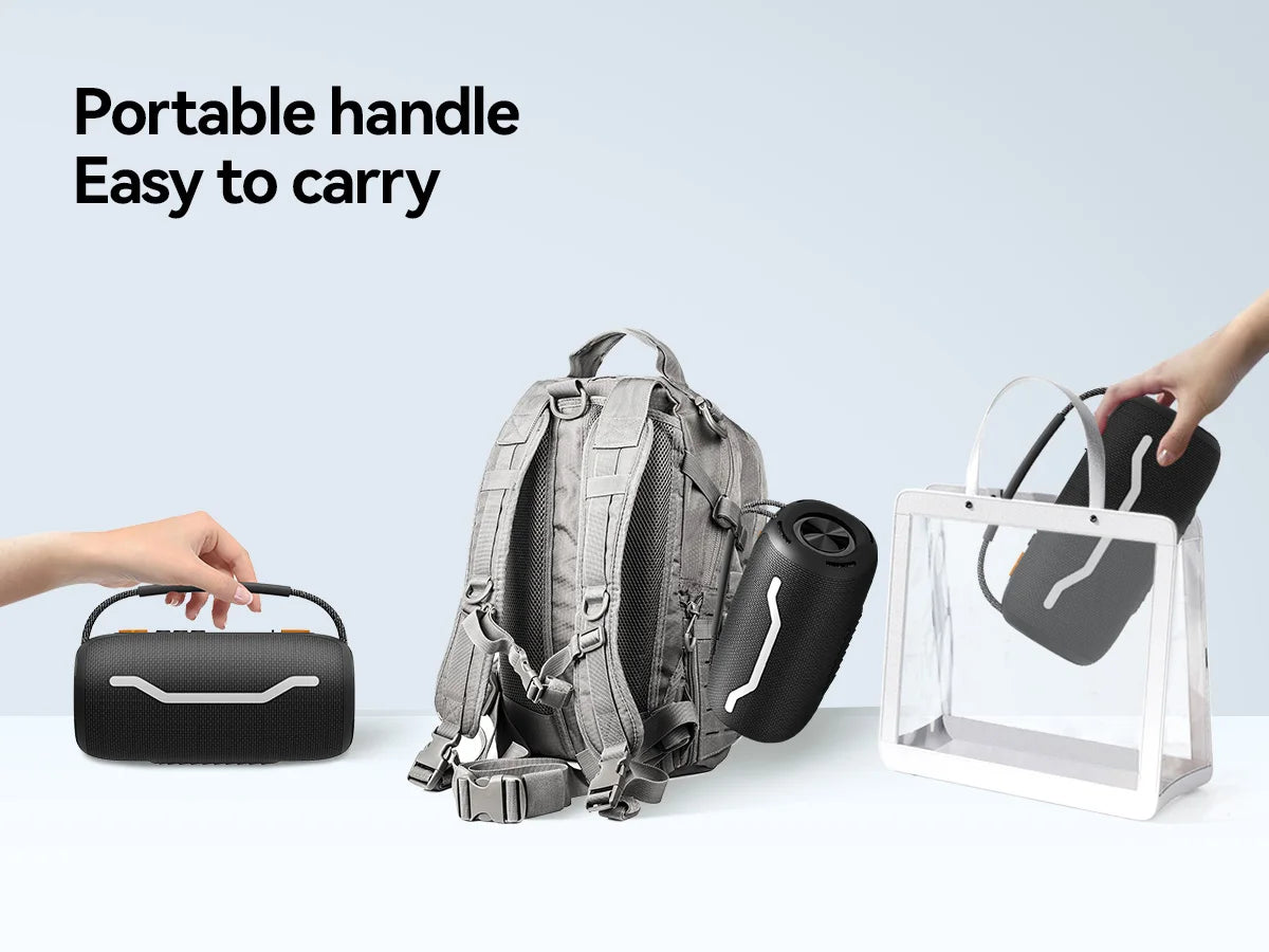 Puremic Portable Bluetooth Speaker with HD Sound, IPX6 Waterproof, Up to 18H Playtime, Karaoke Machine for Home/Party/Outdoor