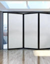 1/2M Matte Window Film Privacy UV Protection Stained Vinyl for Glass Static Cling Frosted Decorative Window Sticker for Home
