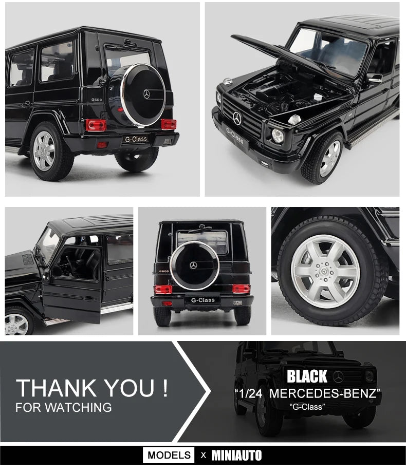 1 24 Scale Mercedes Benz G500 SUV Diecast Model Car