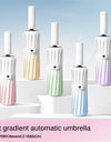 32 Bone Automatic Umbrella Gradient Color 3 Fold Windproof Waterproof Sunshade Sun UV Protection Umbrellas