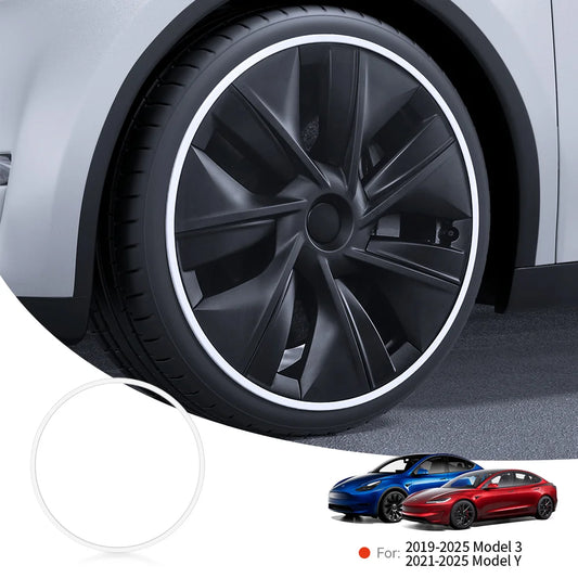 Wheel Hub Protection Ring Rim Cover for Tesla Model 3 and Model Y 2019 2025 19 to 20 Inch High Performance