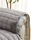 1Seater Recliner Sofa Covers Flannel Plush Armchair Slipcovers with Pockets Lazy Boy Relax Recliners Sofa Mat Chair Cover Home