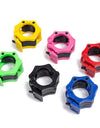 2.5CM 2pcs Release Barbell Clamps Spin Lock Barbell Collars Weight Bar Clips Weightlifting  Strength Training