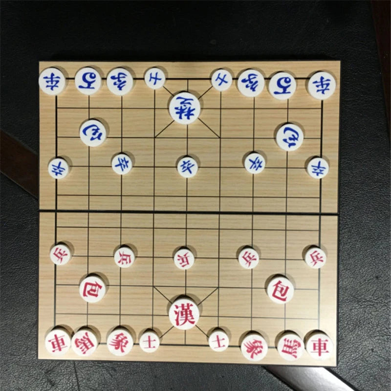 Portable Korean Janggi Chess Set – Foldable 25×25cm Board