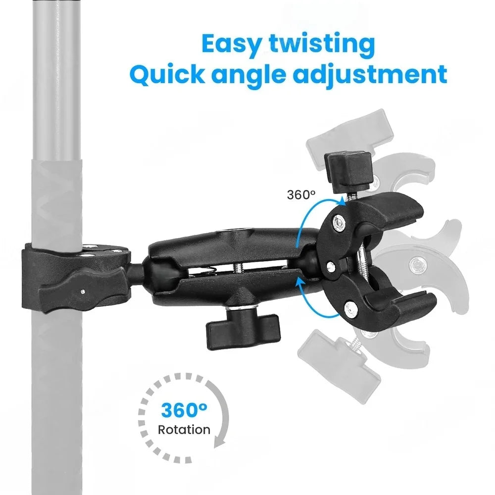 Action Camera Bicycle Motorcycle Handlebar Mount Selfie Stick Bracket
