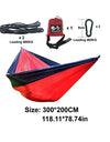 Portable Large Hammock 300x200cm Beach Hanging Bed for Camping Gear outdoor Swings Nylon Parachute Double Person Travel