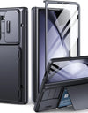 Full Cover Wallet Phone Case for Samsung Galaxy Z Fold 5 with S Pen Holder Card Holder Hinge Protection Grade Shockproof Case