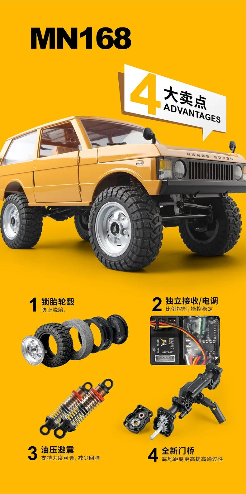 1 to 12 Scale 4WD Remote Control Off Road Climbing SUV
