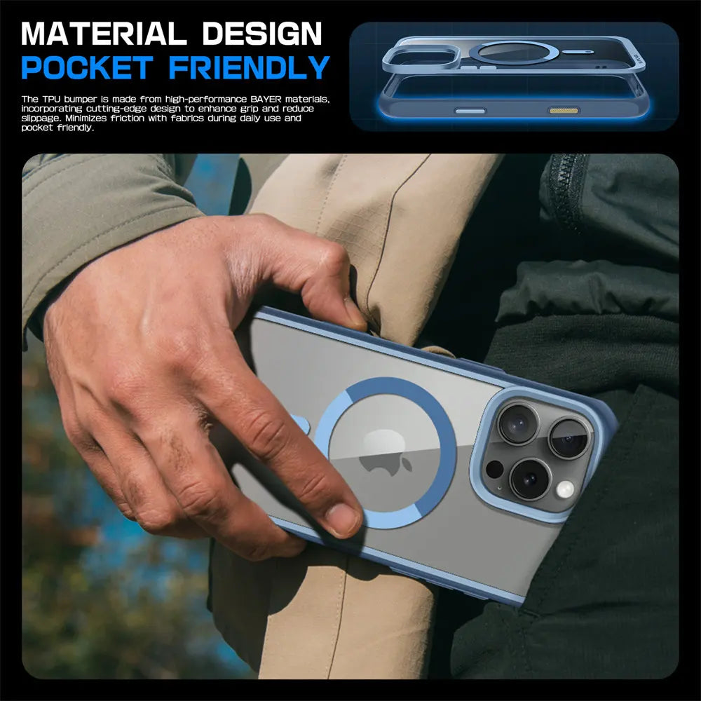 For iPhone 16 Pro Max Case with Camera Control Capture Button UB Mag Slim Shockproof  MagSafe Phone Case Cover