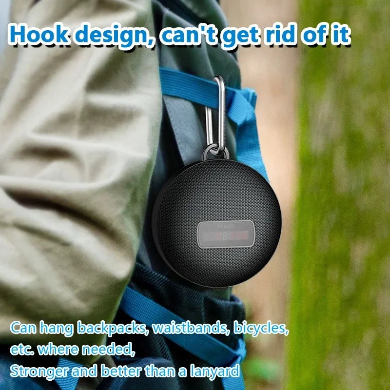Bicycle Speed Display Speaker PLUS Portable Waterproof Long Battery Life 8W Mini Cycling Wireless Bluetooth Speaker