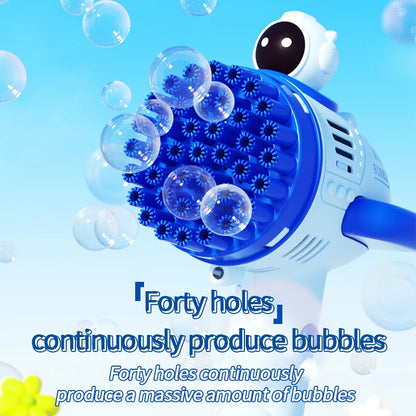 40 hole bubble machine Space bubble wand electric outdoor interactive summer