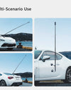 Car Suction Cup Holder with Double Ball Head Adapter with Invisible Selfie Stick for Insta360 One R X2 GoPro Accessories