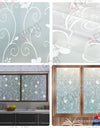 Window Film Privacy, Stained Glass Film, Frosted Opaque Glass Clings, Sun Blocking Vinyl Window Stickers for Door Home Office