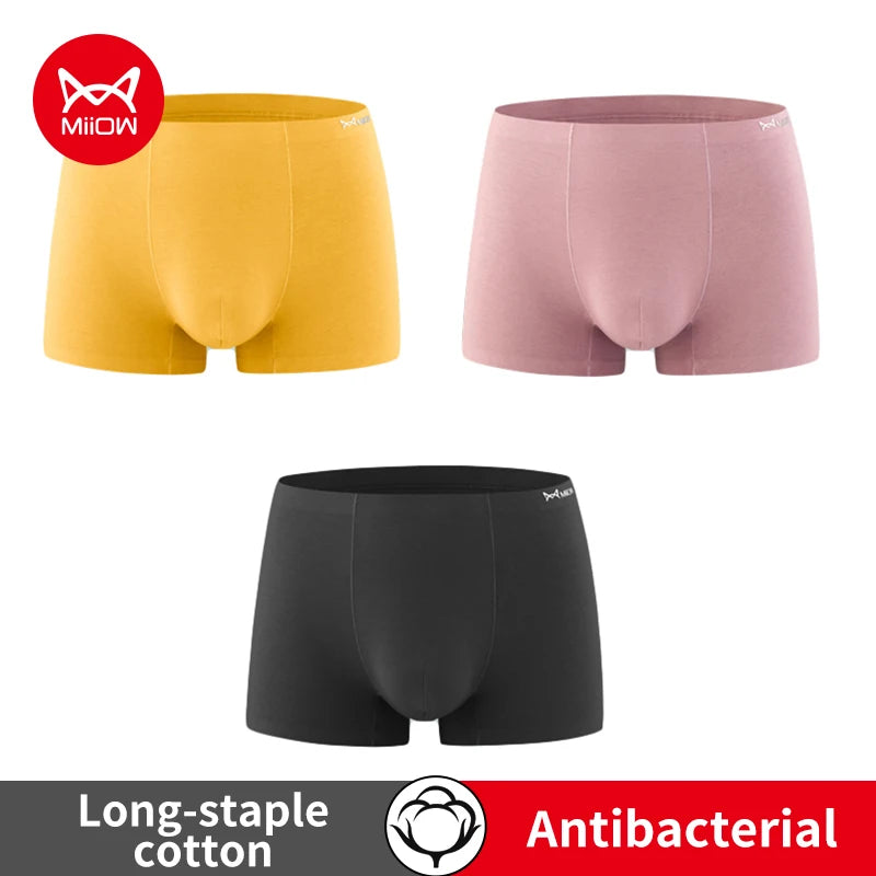 3-Pack Men’s Graphene Antibacterial Boxer Shorts – Comfortable & Durable