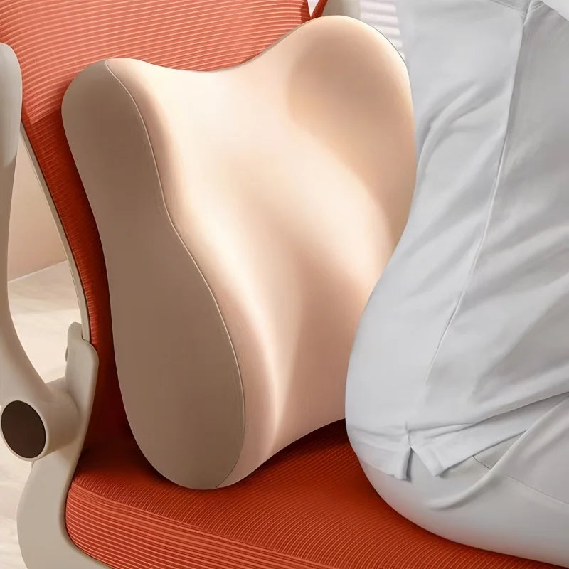 Memory Sponge Waist Pillow Lumbar Orthopedic Pillow Office Chair Backrest Chiropractic Pillows Ergonomic Lumbar Support Pad