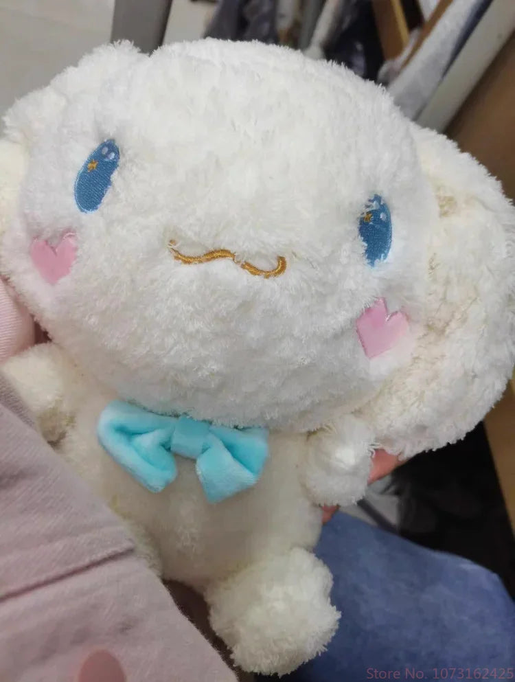 25-55CM Sanrio Kawaii Cinnamoroll Plush Toys Pillow Stuffed Animal Dog Cute Soft Doll Birthday Cartoon Anime Kids Christmas Toys