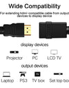 Cable HD to HD Female Adapter HDMI-compatible Extension cord Right Angle Male to HD AF Extension cord 1m 2m