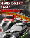 2.4G RC CAR With LED Light 4WD Remote Control Drift Cars Professional Racing Toys