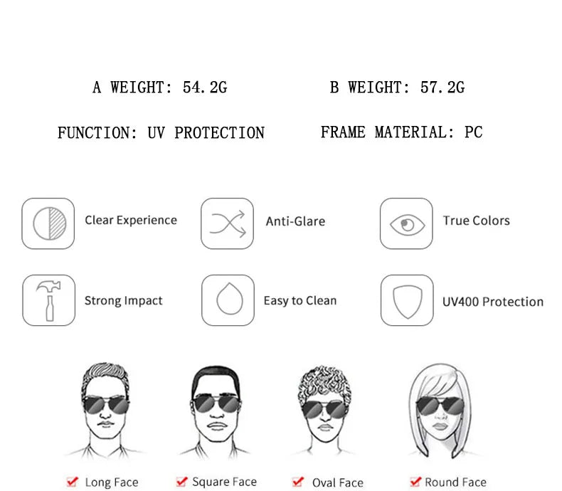 Millionaire Square Sunglasses With UV400 Protection