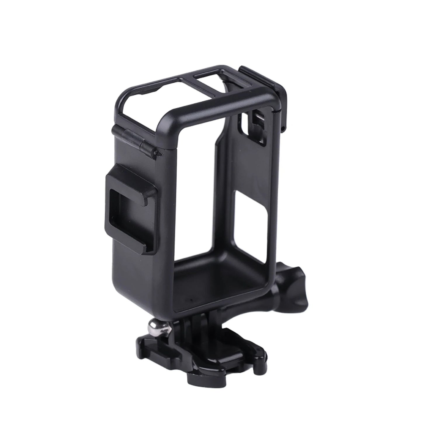 For DJI Osmo Action 3 Vertical Plastic Protective Frame Cage with Cold Shoes