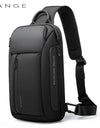 Oxford Trendy Waterproof Materials Men Chest Bag with Large Capacity Fashion Multi-Pockets Slim bag