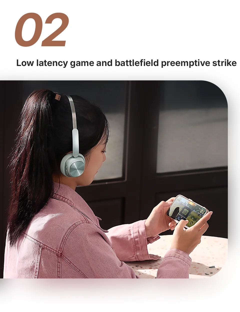 D20S Retro Headband Headphones Bluetooth 5.4 Sport Earbuds HiFi Sound Noise Cancelling Headband Earphones for Running