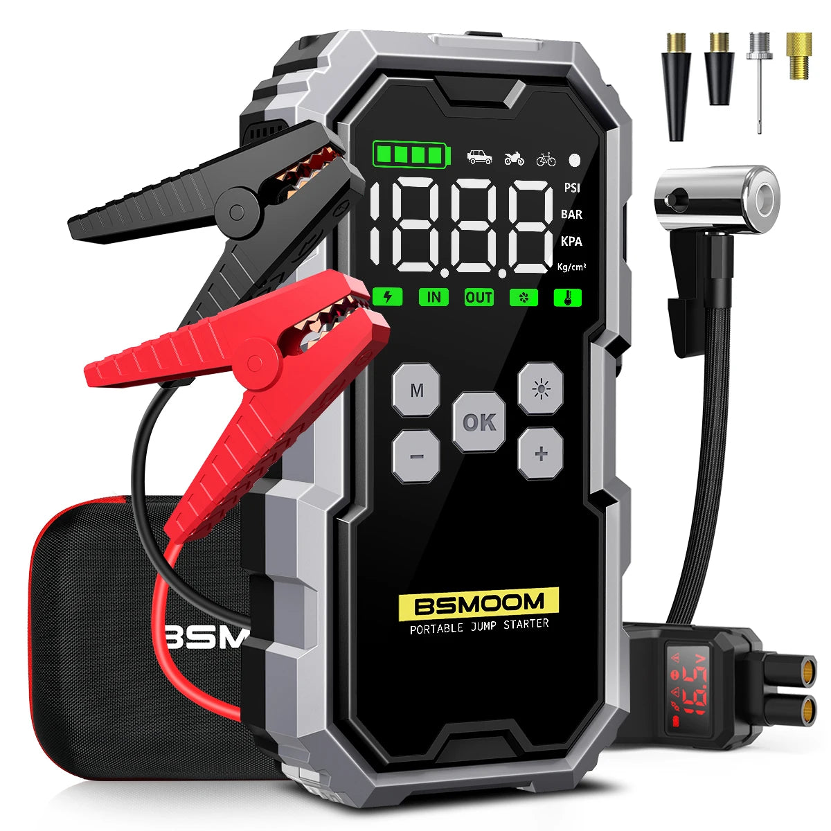 Car 6000A Portable 12V Jump Starter Power Bank 12V Auto Battery Charger Booster Starting Device