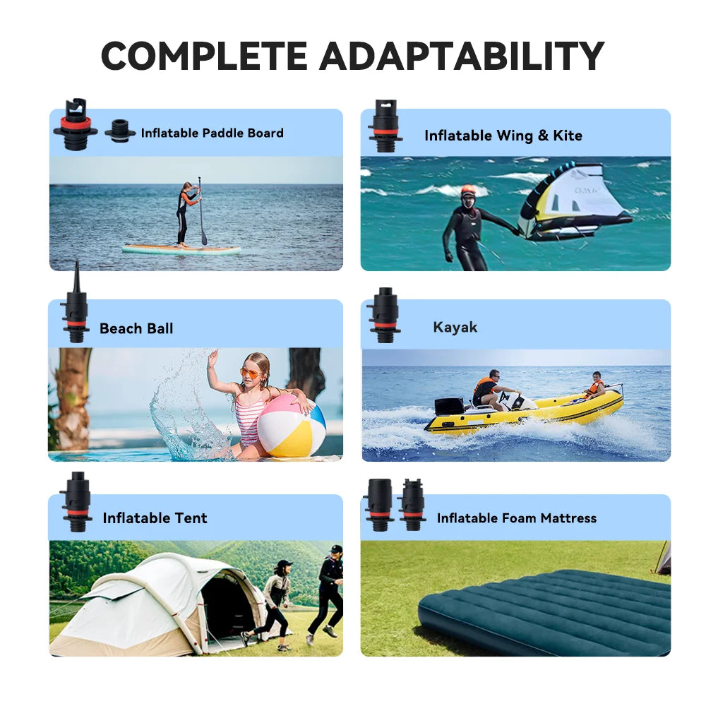 Electric Kayak Accessories PVC Inflatable Boat SUP Pump 20PSI 4000mAh Stand Up Paddle Board for Tent Mattress Wing Kite