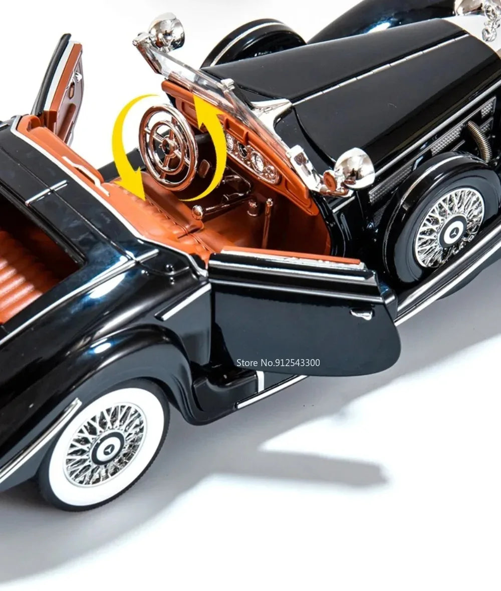 Large Size 1:18 G63 500K Sports Car Model Toy Music Light Doors Opened Alloy Vehicle Models Decorative Ornament Collection