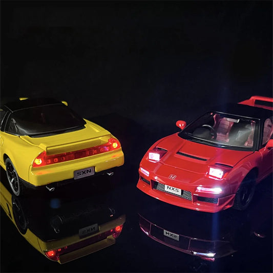 1:32 HONDA Acura NSX NA1 Alloy Sports Car Model Diecasts & Toy Vehicles Metal Racing Car Model Simulation Sound Light Gifts