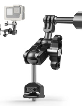 Magic Arm Multi-way Ball Aluminum Alloy Mount for Gopro/ DJI Action Camera Accessories & 1/4 Screw Hole Equipments