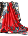 Scarves For Women Print Silk Satin Head Scarf Female Luxury Brand Square Shawl Large Hijab Scarfs