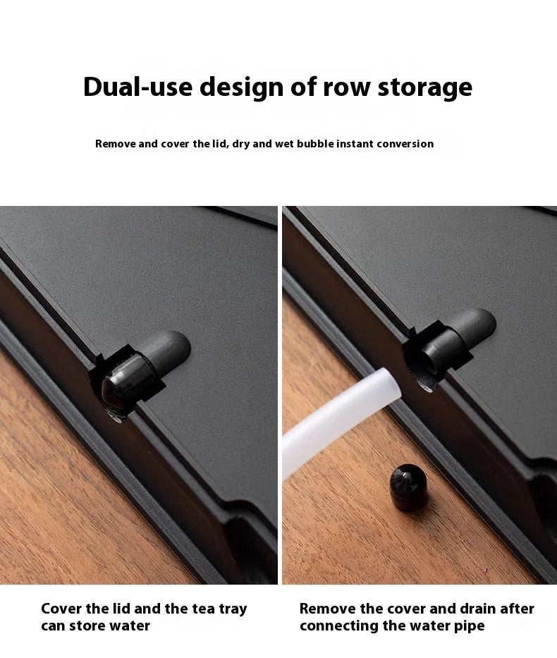 Tea Tray Tea Set Tea Tray Tea Sea Dry Brewing Platform Tray Bamboo Tray Tea Ceremony  Small Water Storage Tea Platform