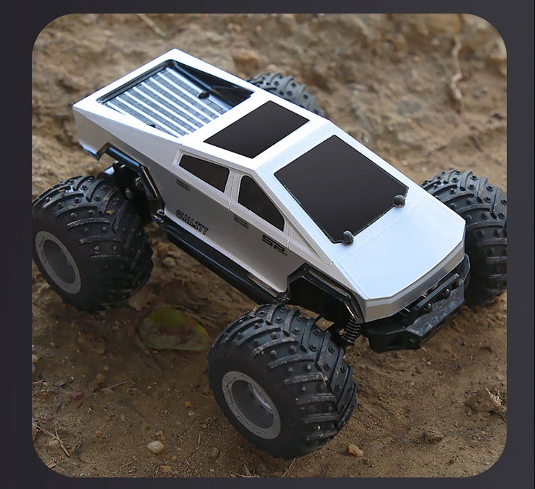 Rc Car Cybertruck Pickup Off-Road RC Vehicle Model With Colorful lamp Remote Control Car Truck Car Toy Gift for s