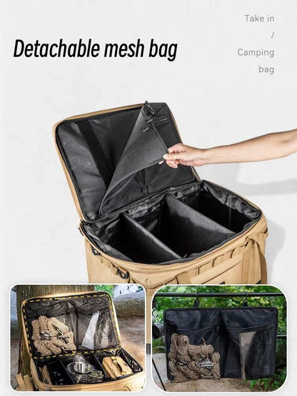 73 L Outdoor Large-Capacity Camping Equipment Storage Bag Folding Portable Stove Cooker Tool Storage Bag