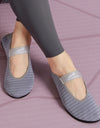 Indoor Fitness Non-slip Soft-soled Yoga Shoes Women's Rope Jumping Mute Stretching Pilates Training Shoes
