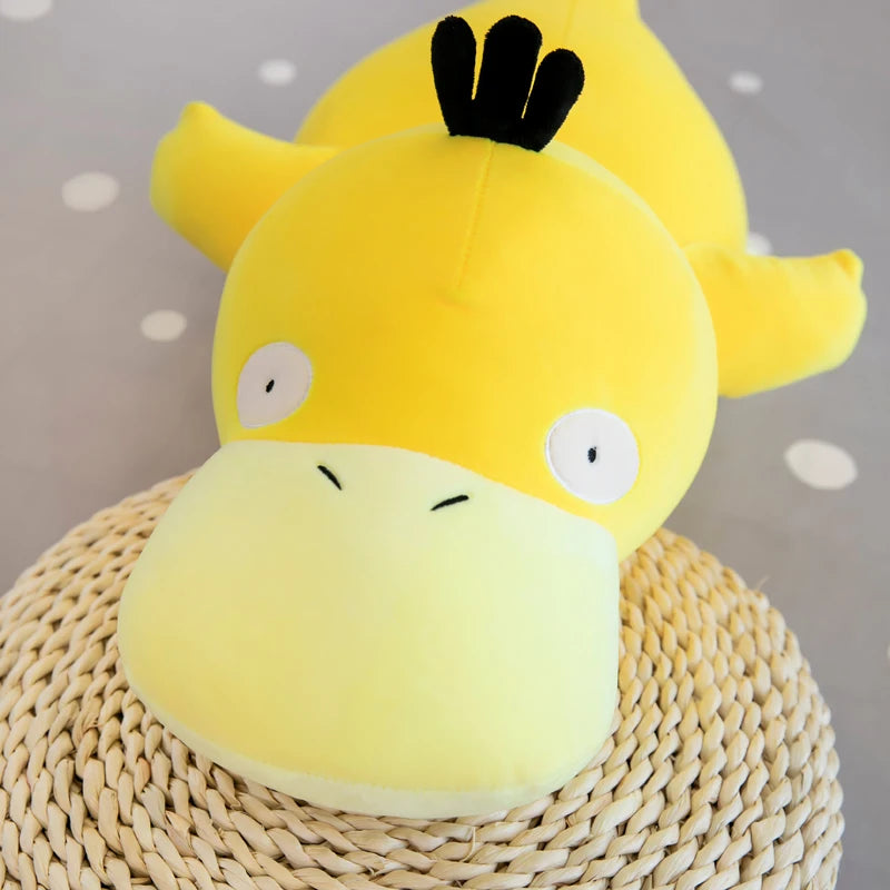 Psyduck Plush Stuffed Animal Lying Down Soft Pillow
