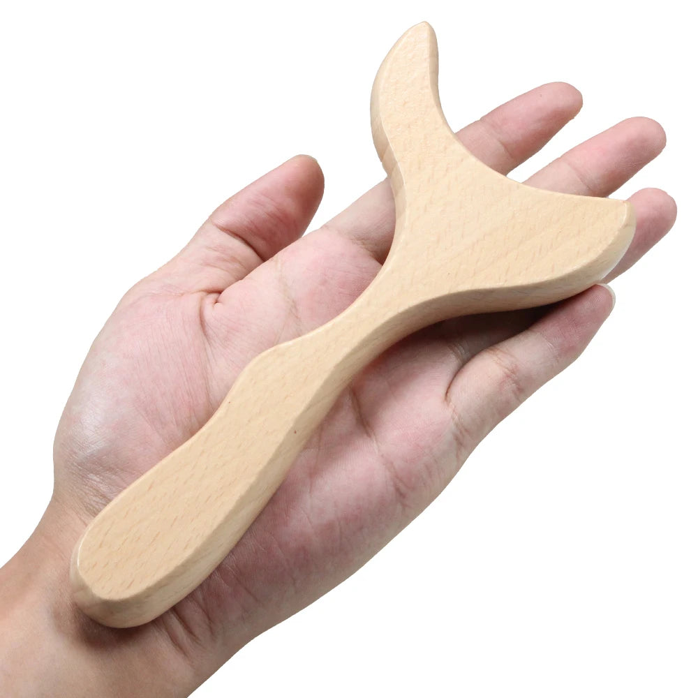 Small Wood Massage Tools, Maderoterapia Lymphatic Drainage Massager, Wood Therapy Tools,Upgraded Gua Sha Tool, Cellulite Massage