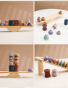 Baby Animal Threading Toys Wooden Stacking Toys Blocks Board Games Wooden Toys Baby Animal Stringing Threading Beads Toys Gift
