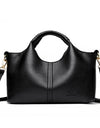 Leather Shoulder Bags For Women Ladies Luxury Handbag Crossbody Bag Zipper Messenger Solid Color Saddle Bag