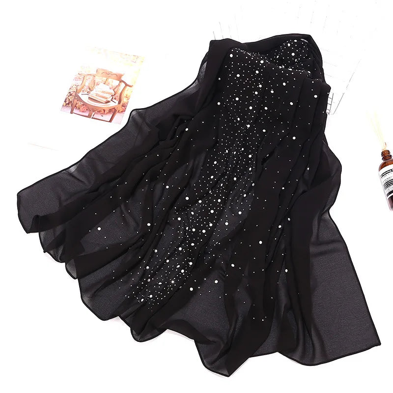 Chiffon Hijabs Scarf Turbans High Quality Chiffon Shawls For Muslim Veil Islamic Malaysian Women Veil Hijabs Scarf Long Shawls