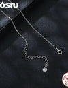 Moissanite Pendant Necklace Square Cut Natural Green Color 0.6CT 925 Steling Silver Engagement Necklaces