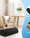1Pc Foot Rest for Under Desk at Work-Ergonomic Design Foot Stool for Fatigue with Memory Foam,Non Slip Bead,Washable