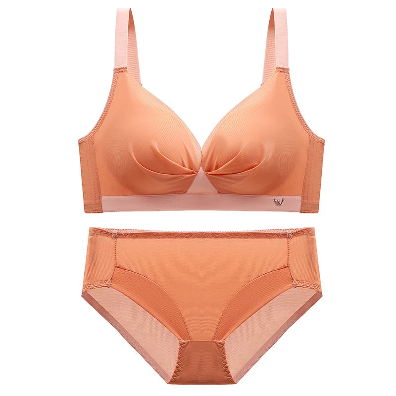 Women’s Fashion Lingerie Set – Comfortable Push-Up Bra & Antibacterial Panties