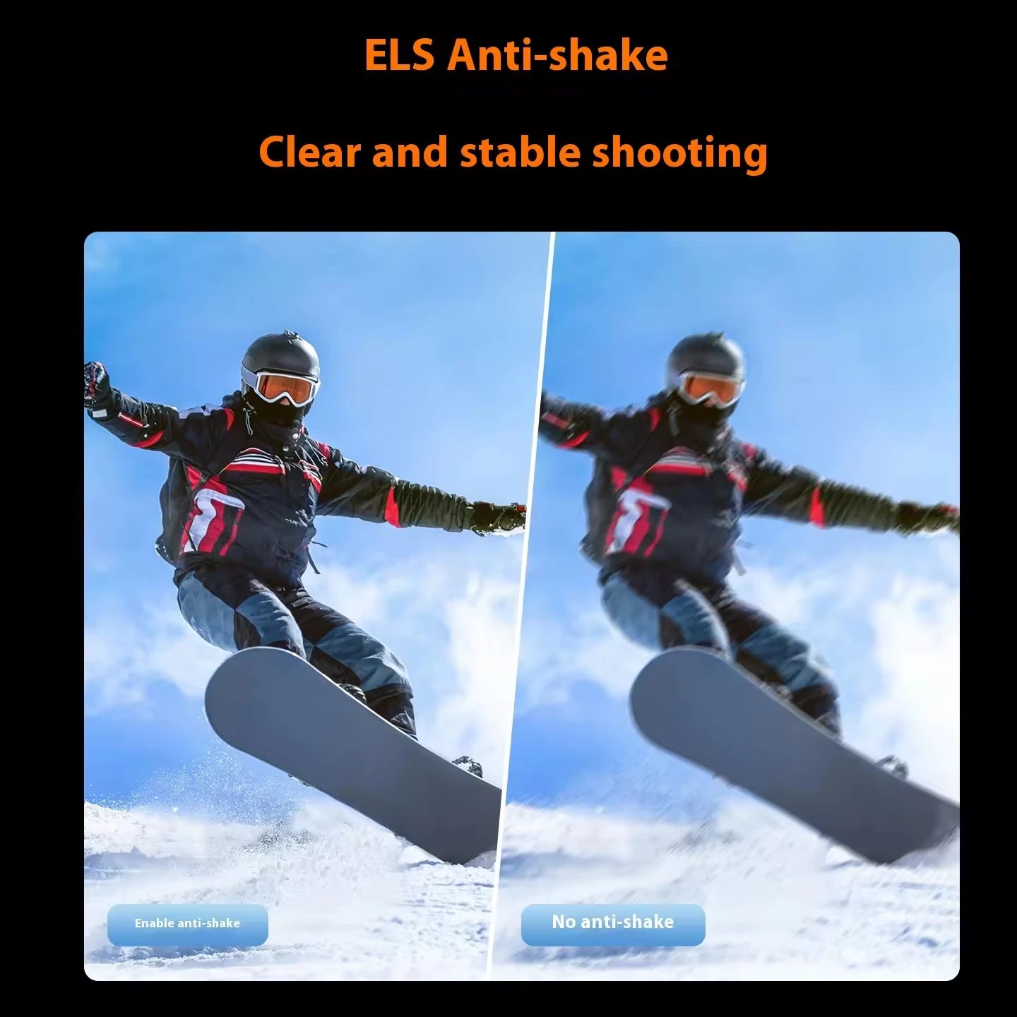 4K Pocket Action Camera with 270° Rotatable Lens Touch Screen Stabilization WiFi Sports Body Camera Video Recorder