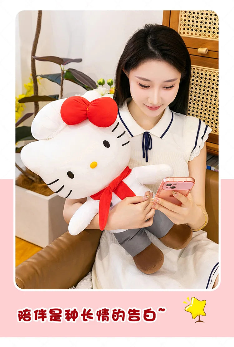 Cute Cat Character Plush Stuffed Doll Pillow Toy