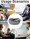 Travel Neck Pillow Memory Foam U-shaped Pillow Snail Style Travel Neck Support Portable Adjustable Soft Noon Break Sleep Pillows