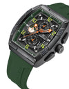 Multi-function Calendar Watches Male Fashion Sport Personalized  Wrist Watches Large Dial TPU Strap Clock